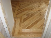 Intricate Ash Flooring Border
